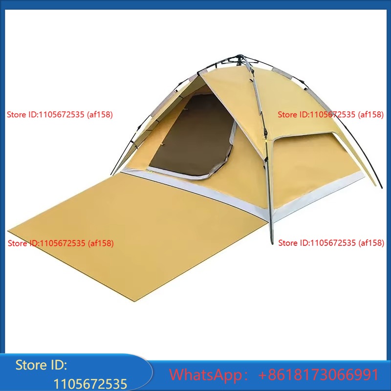 Outdoor Camping Automatic Quick Opening Tent - Portable double-layer picnic camping tent, 4-6