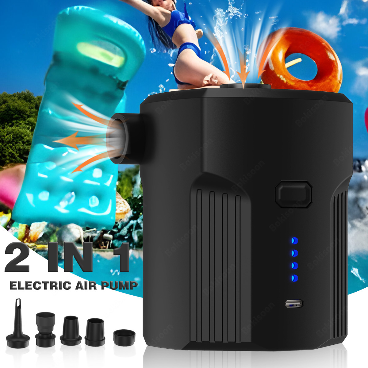 Bed Outdoor Camping - Portable Electric Air Pump for Inflatables