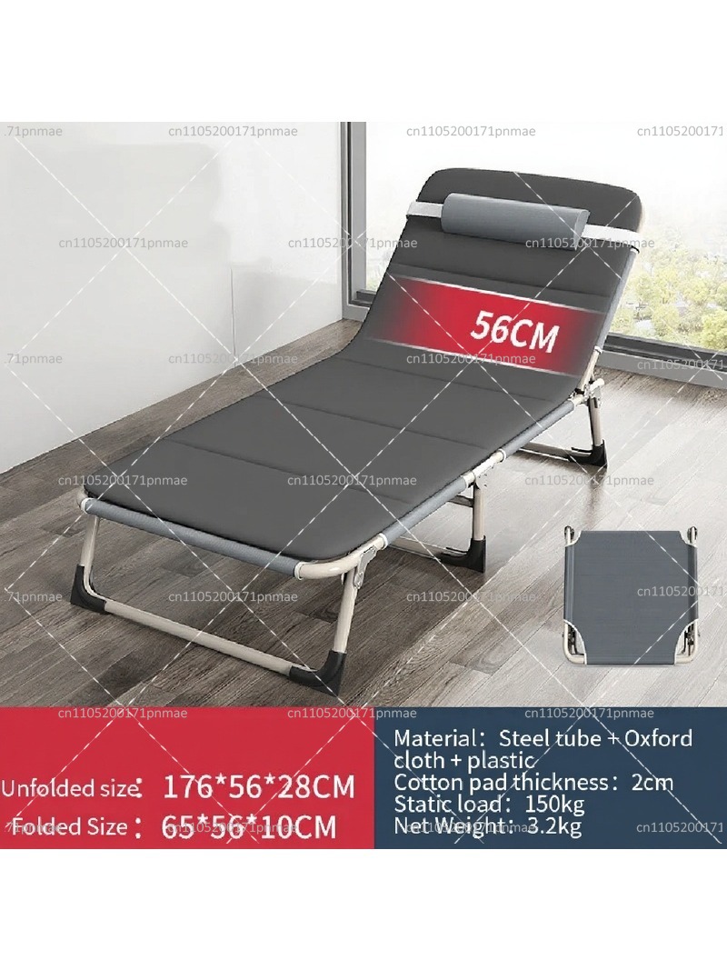 Bed Outdoor Camping - Metal Folding Single Bed Modern Office