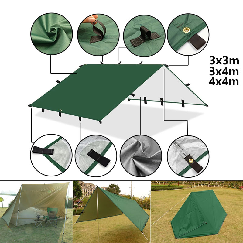 4x4m 4x3m 3x3m 19 Hang Points  - огляд і ціна Outdoor Camping Automatic Quick Opening Tent