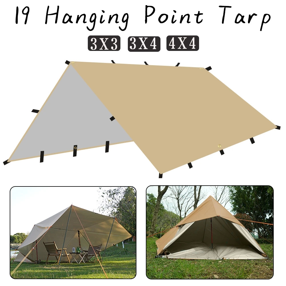 4x4m 4x3m 3x3m 19 Hang Points  - огляд і ціна Outdoor Camping Automatic Quick Opening Tent