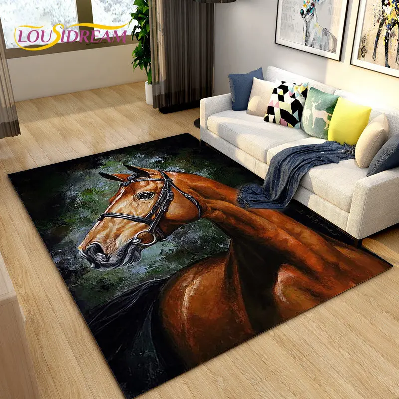 3D Light Luxury Modern Horse A - огляд і ціна Outdoor Camping Mats Large