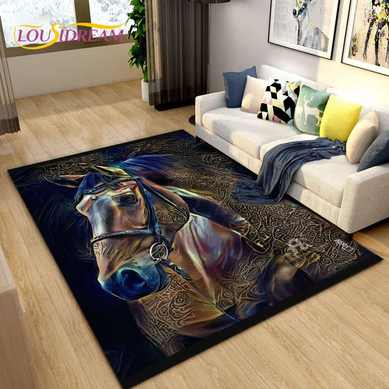3D Light Luxury Modern Horse A - огляд і ціна Outdoor Camping Mats Large