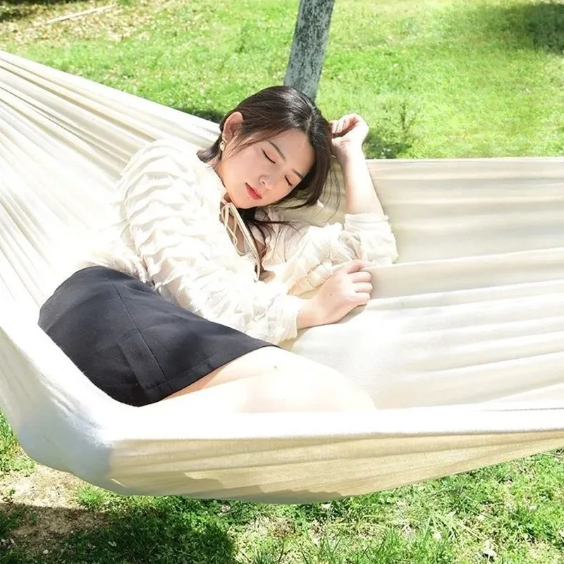 Canvas No Wooden Stick Hammock - огляд і ціна Bed Outdoor Camping
