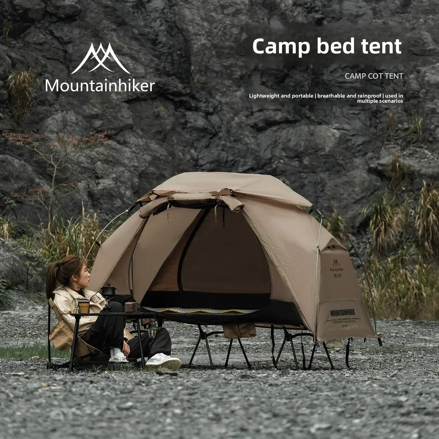 Mountainhiker Camping Cot Tent - огляд і ціна Outdoor Camping Automatic Quick Opening Tent