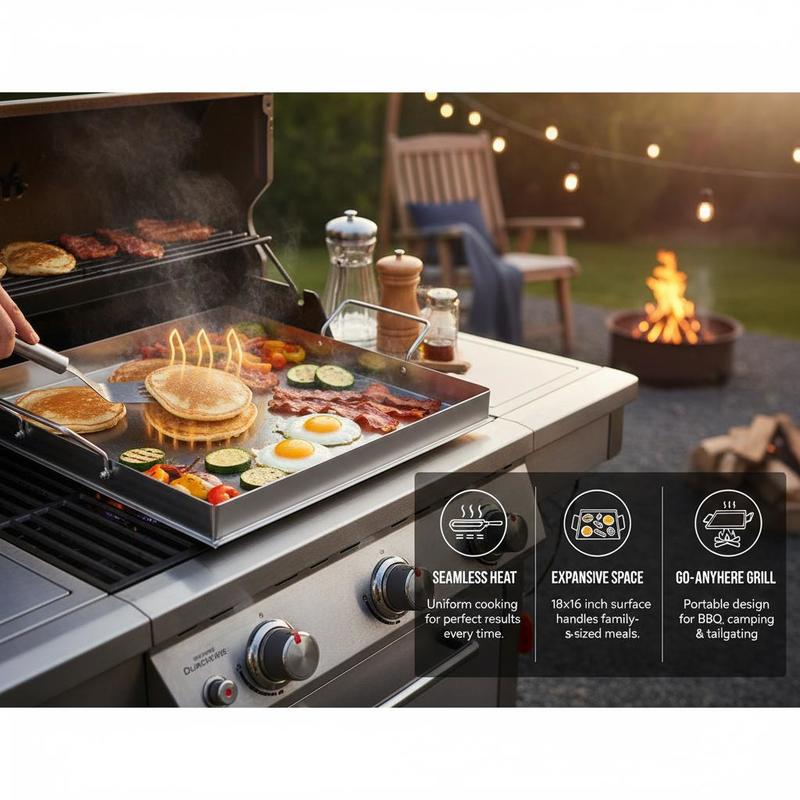 Universal Flat Top Griddle 18x - огляд і ціна Outdoor Camping Activities