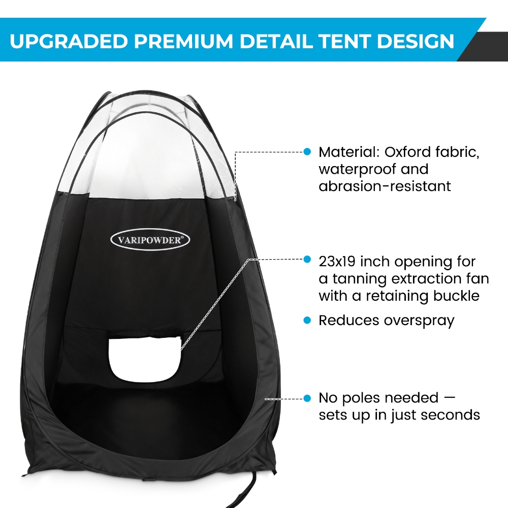 Black Spray Tanning Tent Porta - огляд і ціна Outdoor Camping Automatic Quick Opening Tent