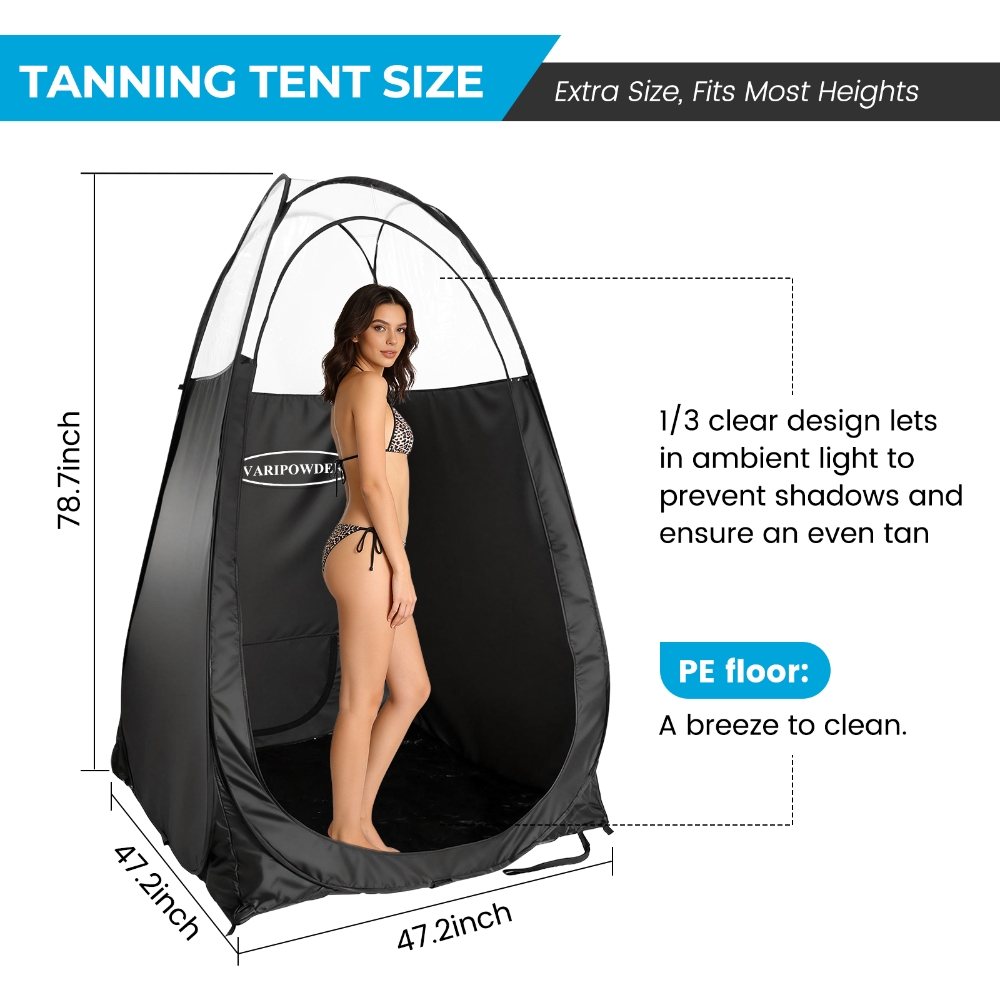 Black Spray Tanning Tent Porta - огляд і ціна Outdoor Camping Automatic Quick Opening Tent