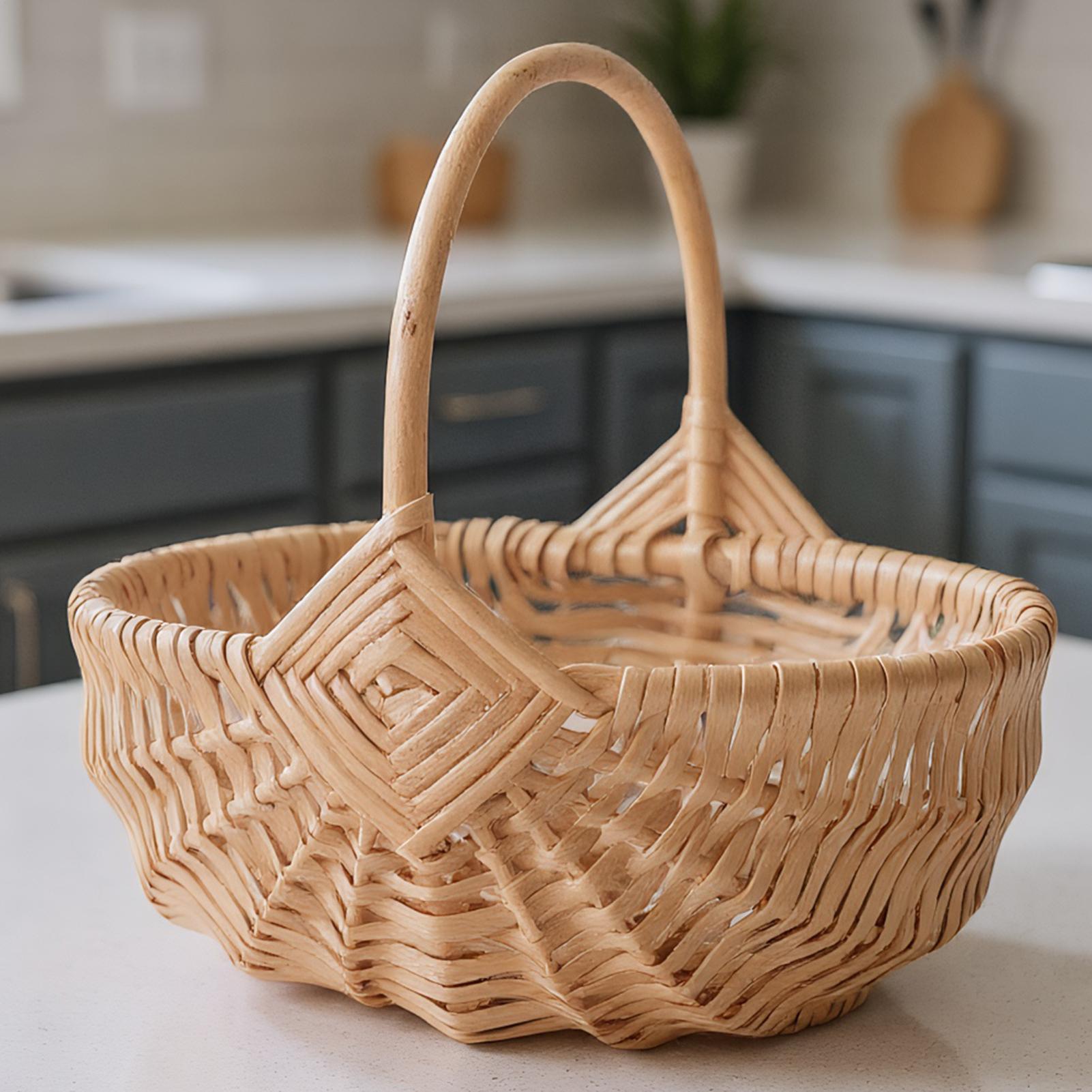 Woven Wicker Picnic Basket Wit - огляд і ціна Outdoor Activities In Camping
