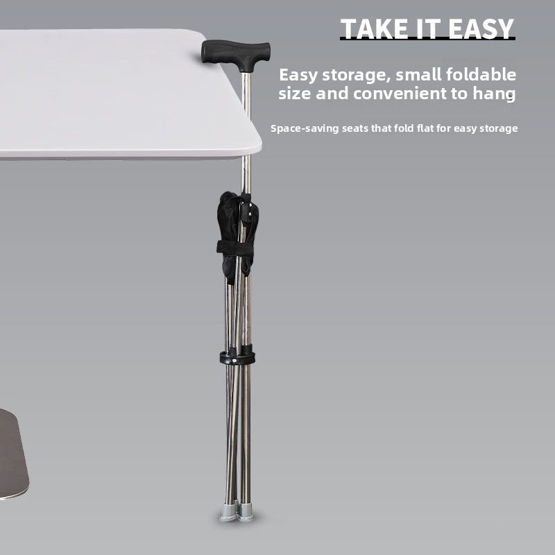 2-in-1 Folding Cane and Chair  - огляд і ціна Outdoor Activities In Camping