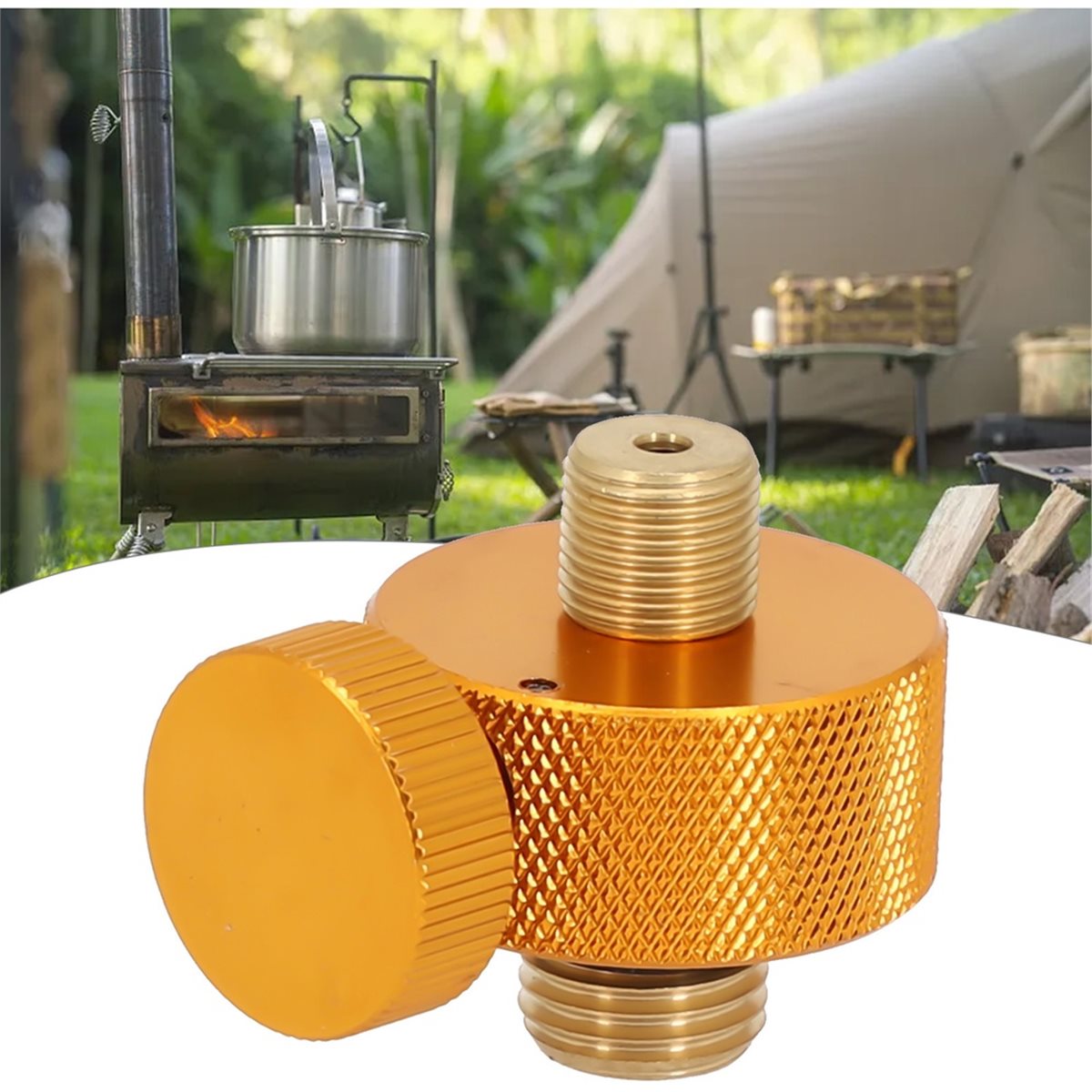 Camping Gaskocher Adapter Mit  - огляд і ціна Outdoor Und Camping Messe