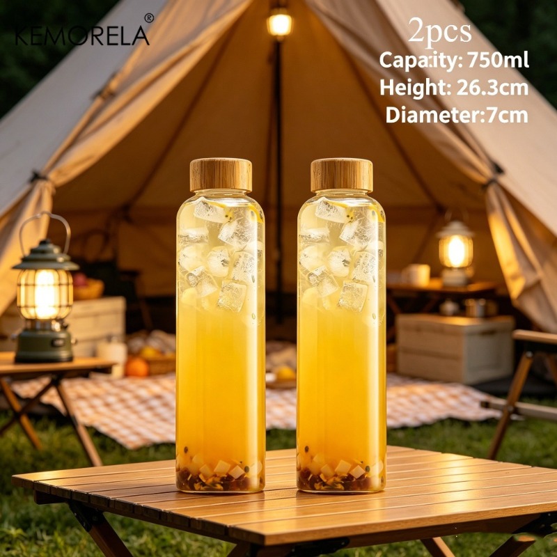 2/4PCS Glass Sports Water Bott - огляд і ціна Outdoor Camping Activities For Adults