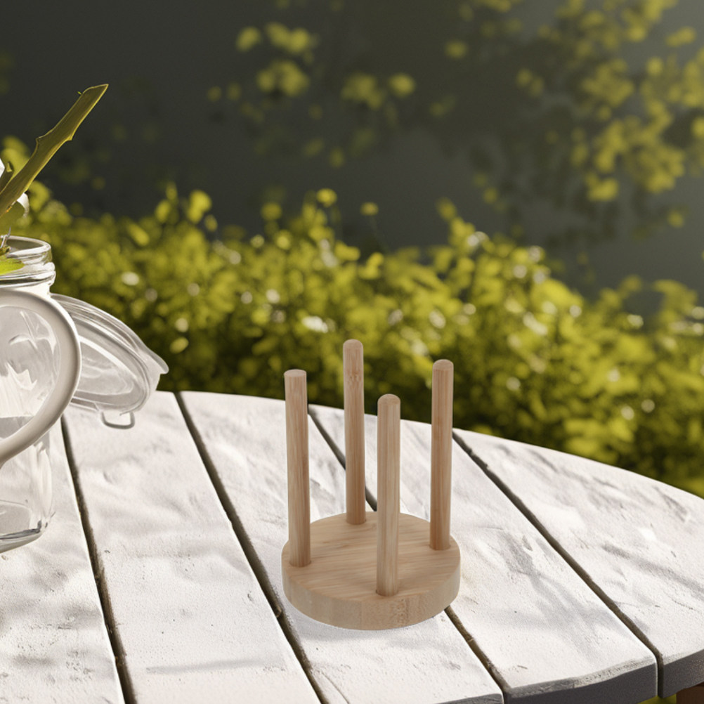 Compact Wooden Cup Holder for  - огляд і ціна Outdoor Activities In Camping