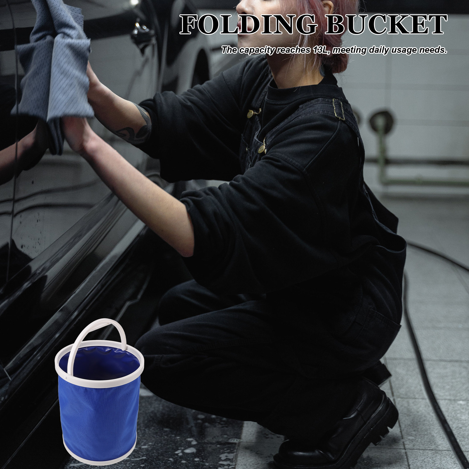 Folding Water Bucket Extra Stu - огляд і ціна Outdoor Activities In Camping