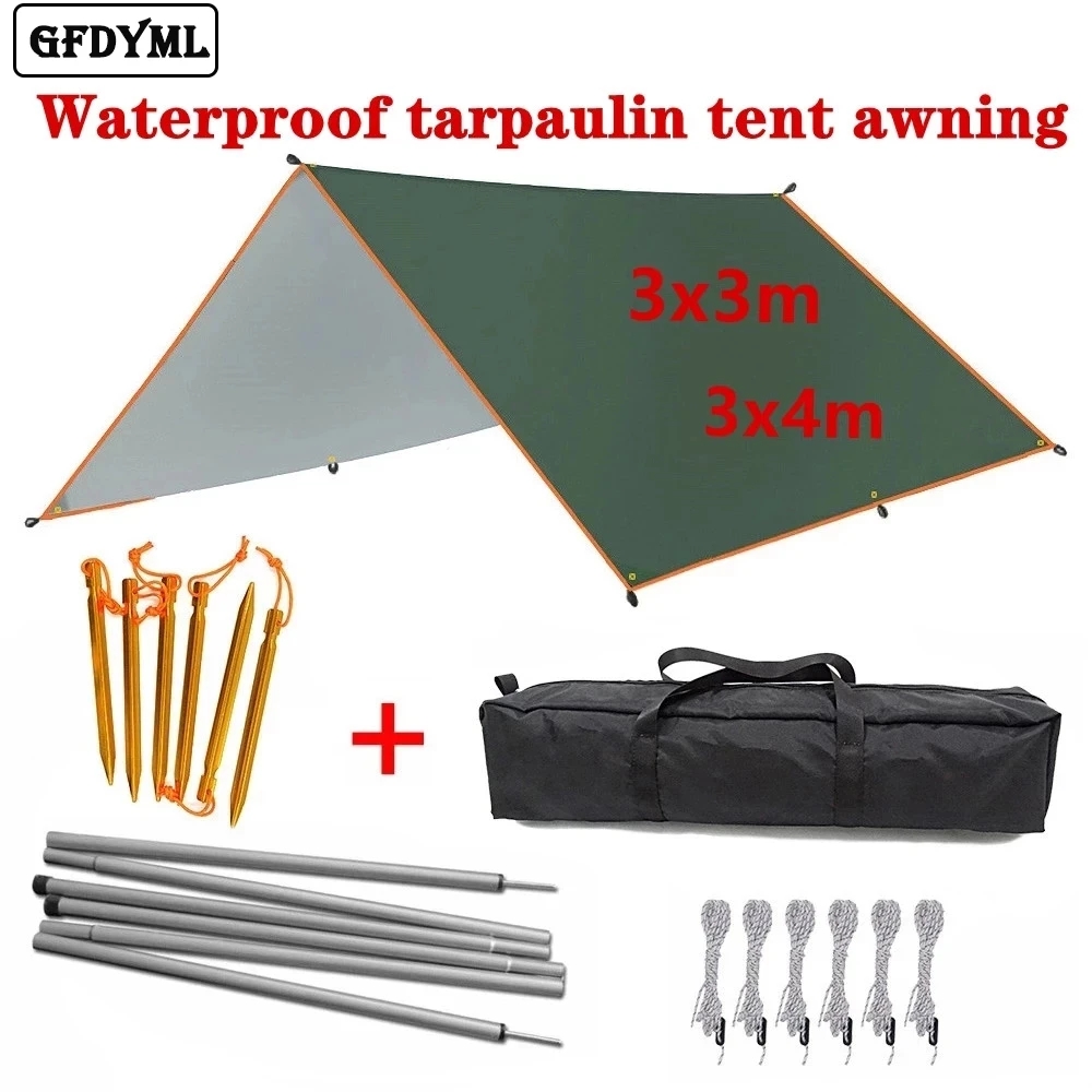 4x3m 3x3m Awning Waterproof Ta - огляд і ціна Outdoor Camping Automatic Quick Opening Tent