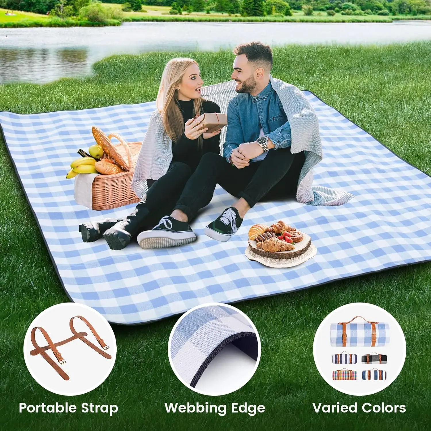 ZHUOHUA Picnic Blanket Extra L - огляд і ціна Outdoor Camping Mats Large