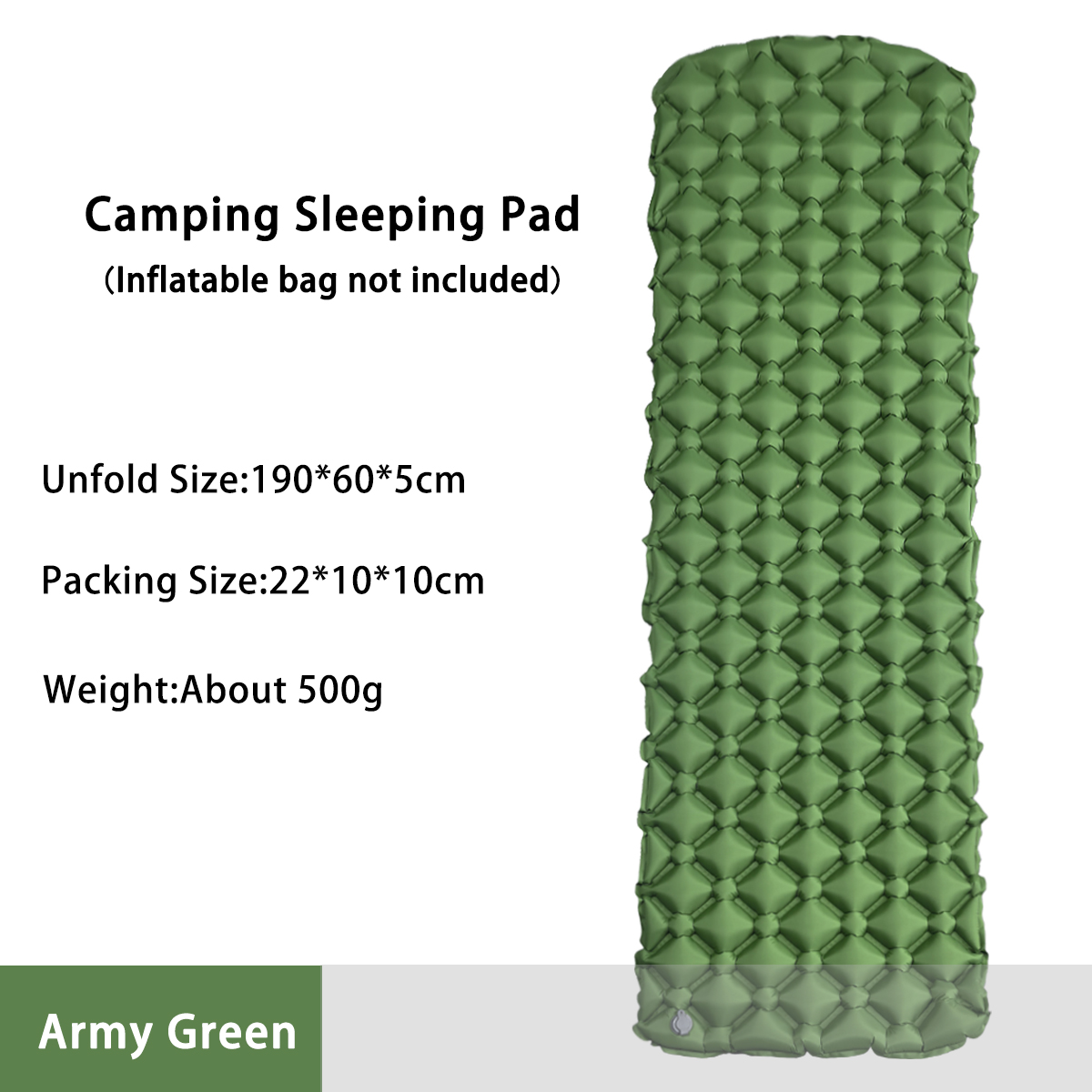 Camping Inflatable Mattress in - огляд і ціна Bed Outdoor Camping