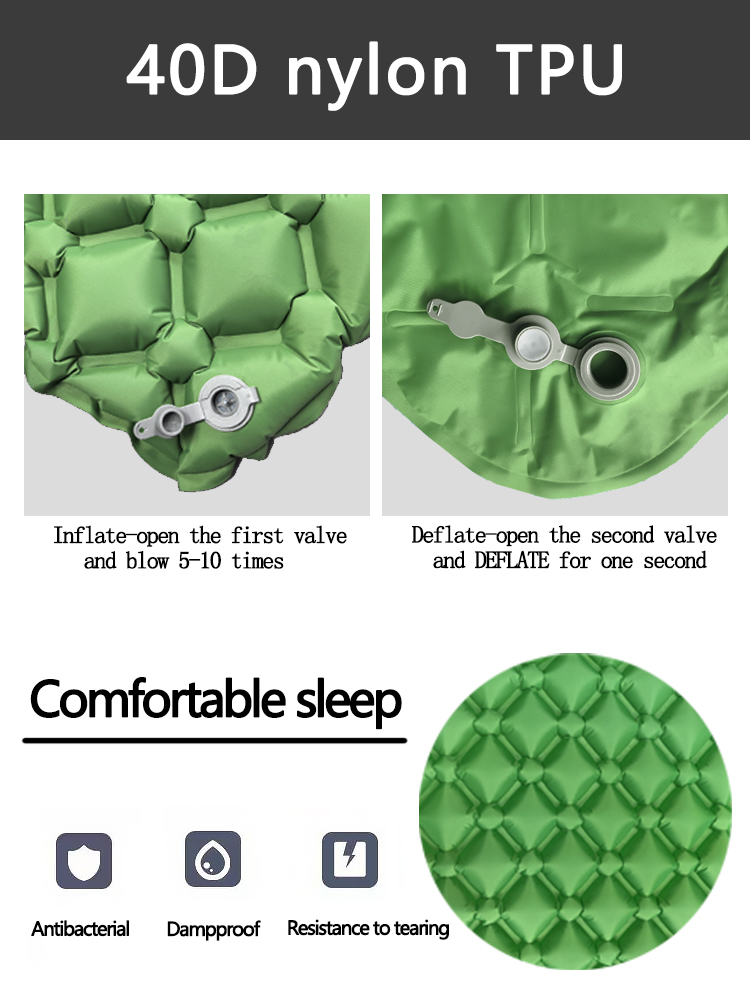 Camping Inflatable Mattress in - огляд і ціна Bed Outdoor Camping