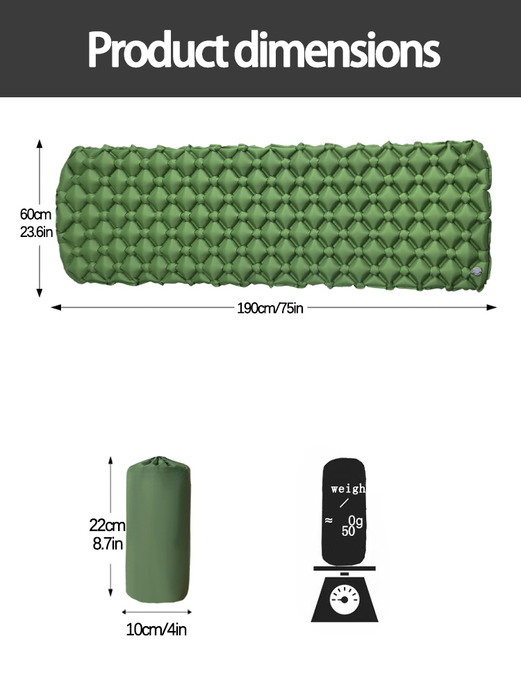 Camping Inflatable Mattress in - огляд і ціна Bed Outdoor Camping